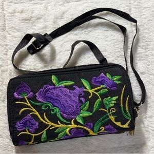 Embroidered purse